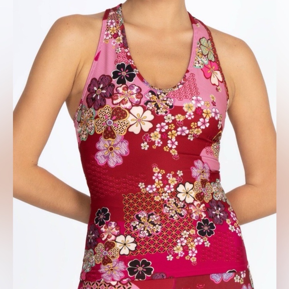 NWT Johnny Was Women's Yama Bee Active Mesh Tank MTI‎ XS
